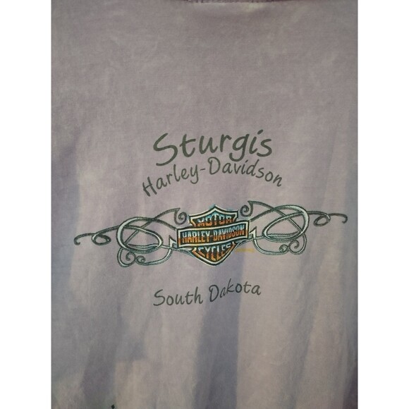 Harley Davidson Sturgis Light Purple T-shirt Women's Size Small - Picture 7 of 10
